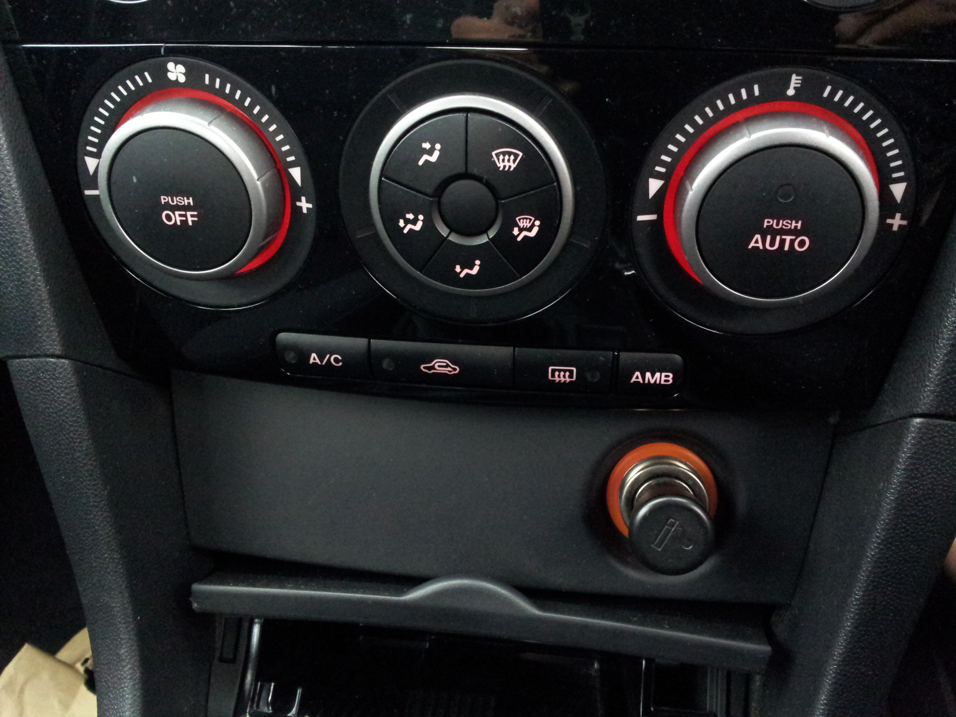 Mazda 3 Takara heater-control-panel
